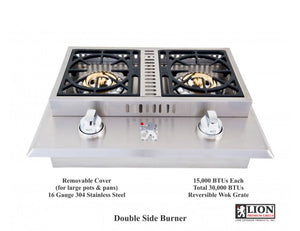 LION Double Side Burner